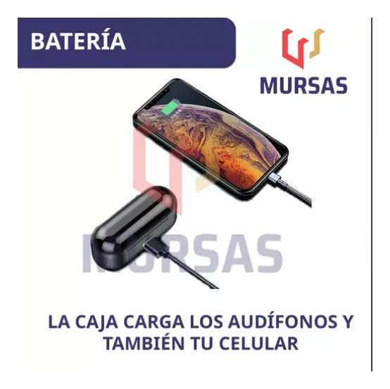Audifono F9 power bank